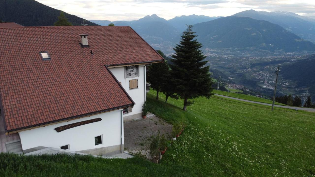 Apartmán Portnerhof Auf Oberkirn Schenna Exteriér fotografie
